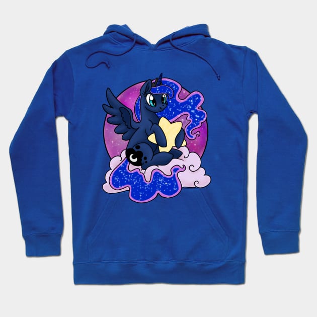 Moon Horse Hoodie by Luckyponytattoo